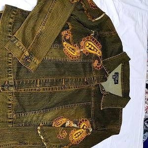 Women's Platinum Plush 2XL jean jacket.